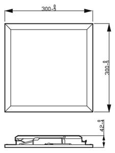 Philips - LED Stmievateľné stropné svietidlo SLIM SCENE SWITCH LED/12W/230V 2700K