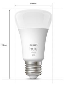 SADA 4x LED Stmievateľná žiarovka Philips Hue WHITE A60 E27/9W/230V 2700K