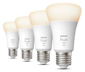 SADA 4x LED Stmievateľná žiarovka Philips Hue WHITE A60 E27/9W/230V 2700K