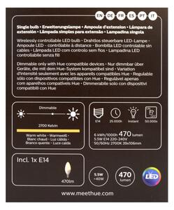 LED Stmievateľná žiarovka Philips Hue WHITE E14/5,5W/230V 2700K
