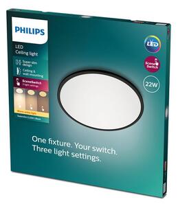 Philips - LED Stmievateľné stropné svietidlo SUPERSLIM SCENE SWITCH LED/22W/230V