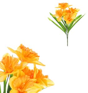 Narcisky 40cm žlto-oranžové
