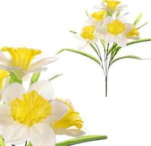 Narcisky 40cm žlto-biele