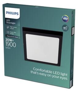 Philips - LED Stropné svietidlo MAGNEOS LED/20W/230V 2700K čierna