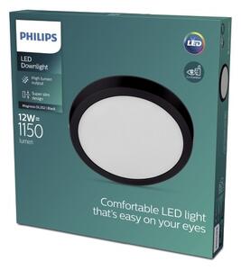 Philips - LED Stropné svietidlo MAGNEOS LED/12W/230V 2700K čierna