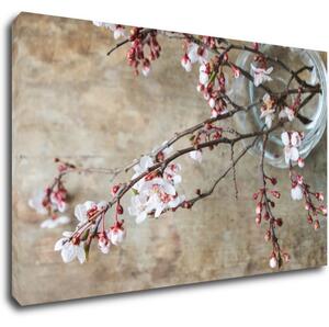 Impresi Obraz Ružové kvety vo váze - 50 x 30 cm