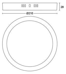 Philips - LED Stropné svietidlo MAGNEOS LED/12W/230V 2700K čierna