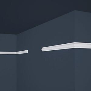 Nástenná dekoratívna lišta XPS E-27, rozmer 2000x11x23mm, IMPOL TRADE