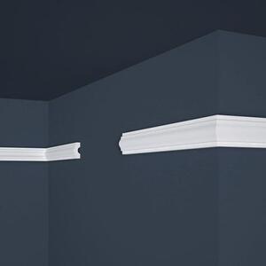 Nástenná dekoratívna lišta XPS E-18, rozmer 2000x18x38mm, IMPOL TRADE