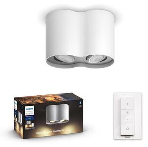 Philips - LED Stmievateľné stropné svietidlo Hue PILLAR 2xGU10/5W/230V + DO