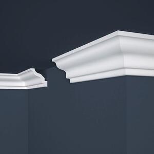 Nástenná dekoratívna lišta XPS E-8, rozmer 2000x72x72mm, IMPOL TRADE