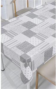 Obrus PVC 3581562, metráž, 20 m x 140 cm, patchwork sivý, IMPOL TRADE