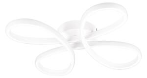 Biele LED stropné svietidlo 40x40 cm Fly – Trio