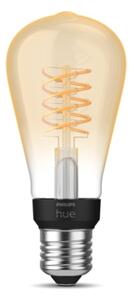 LED Stmievateľná žiarovka Philips Hue WHITE FILAMENT ST64 E27/7W/230V 2100K