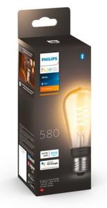 LED Stmievateľná žiarovka Philips Hue WHITE FILAMENT ST64 E27/7W/230V 2100K