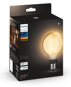 LED Stmievateľná žiarovka Philips Hue WHITE FILAMENT G93 E27/7,2W/230V 2100K