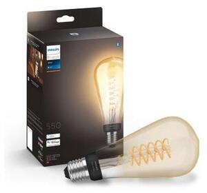 LED Stmievateľná žiarovka Philips Hue WHITE FILAMENT ST72 E27/7W/230V 2100K