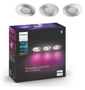 Philips-SADA 3xLED RGB Stmievateľné podhľadové svietidlo Hue 1xGU10/5,7W/230V IP44