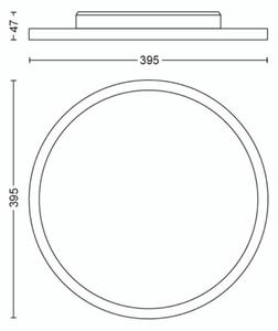 Philips - LED Stmievateľné stropné svietidlo Hue AURELLE LED/19W/230V + DO