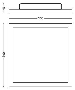 Philips - LED Stmievateľné stropné svietidlo Hue AURELLE LED/19W/230V + DO