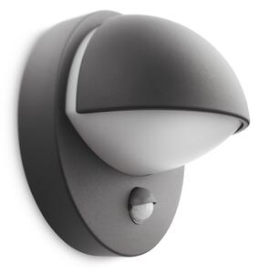 Philips - Vonkajšie nástenné svietidlo so senzorom JUNE 1xE27/12W/230V IP44
