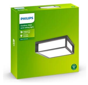 Philips - Vonkajšie stropné svietidlo SKIES 2xE27/14W/230V IP44 antracit