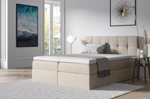 Čalúnená posteľ s úložným priestorom 120x200 RECIVIO - biela
