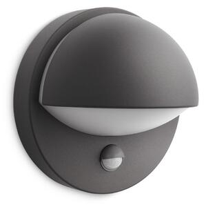 Philips - Vonkajšie nástenné svietidlo so senzorom JUNE 1xE27/12W/230V IP44