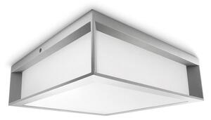 Philips - Vonkajšie stropné svietidlo SKIES 2xE27/14W/230V IP44 šedá