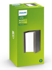 Philips - Vonkajšie nástenné svietidlo BRIDGE 1xE27/15W/230V IP44