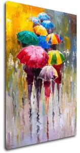 Impresi Obraz Farebné dáždniky - 40 x 60 cm