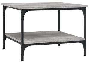 Konferenčný stolík sivý sonoma 55x55x40 cm kompozitné drevo