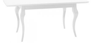 Rozkladací jedálenský stôl SILVANO - biely
