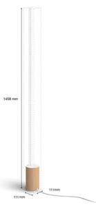 Philips - LED RGBW Stmievateľná stojacia lampa Hue SIGNE LED/29W/230V 2000-6500K