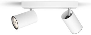 Philips - Bodové svietidlo KOSIPO 2xGU10/5,5W/230V biela