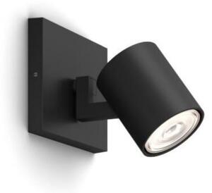 Philips - Bodové svietidlo RUNNER 1xGU10/20W/230V čierna