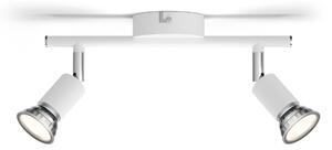 Philips - Bodové svietidlo LIMBALI 2xGU10/50W/230V biela