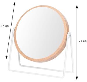 DekorStyle Kozmetické otočné zrkadlo 17 cm