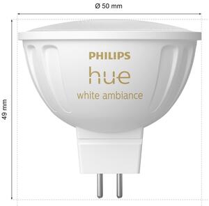 LED Stmievateľná žiarovka Philips Hue WA GU5,3/MR16/5,1W/12V 2200-6500K