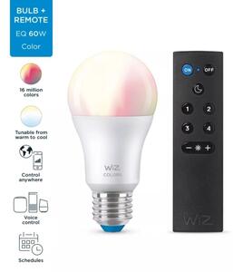 LED RGBW Stmievateľná žiarovka A60 E27/8,5W/230V 2200-6500K CRI 90 Wi-Fi+DO - WiZ