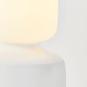 Biela stolová lampa so stmievačom (výška 28 cm) Reflection – tala