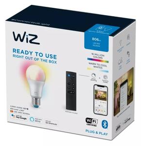 LED RGBW Stmievateľná žiarovka A60 E27/8,5W/230V 2200-6500K CRI 90 Wi-Fi+DO - WiZ