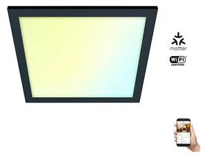 WiZ - LED Stmievateľné stropné svietidlo SUPERSLIM LED/36W/230V čierna Wi-Fi
