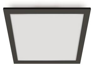 WiZ - LED Stmievateľné stropné svietidlo SUPERSLIM LED/12W/230V čierna Wi-Fi