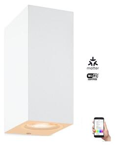 WiZ - LED RGBW Stmievateľné nástenné svietidlo UP&DOWN 2xGU10/4,7W/230V biela Wi-Fi