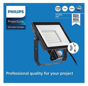 Philips - LED Vonkajší reflektor so senzorom PROJECTLINE LED/30W/230V IP65 3000K