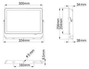 Philips - LED Vonkajší reflektor PROJECTLINE LED/100W/230V IP65 3000K