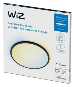 WiZ - LED Stmievateľné stropné svietidlo SUPERSLIM LED/32W/230V čierna Wi-Fi