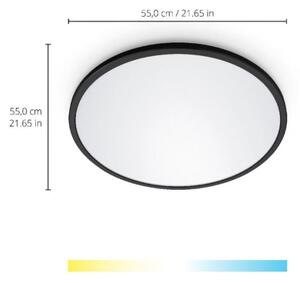 WiZ - LED Stmievateľné stropné svietidlo SUPERSLIM LED/32W/230V čierna Wi-Fi