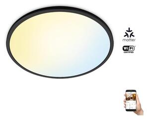 WiZ - LED Stmievateľné stropné svietidlo SUPERSLIM LED/32W/230V čierna Wi-Fi